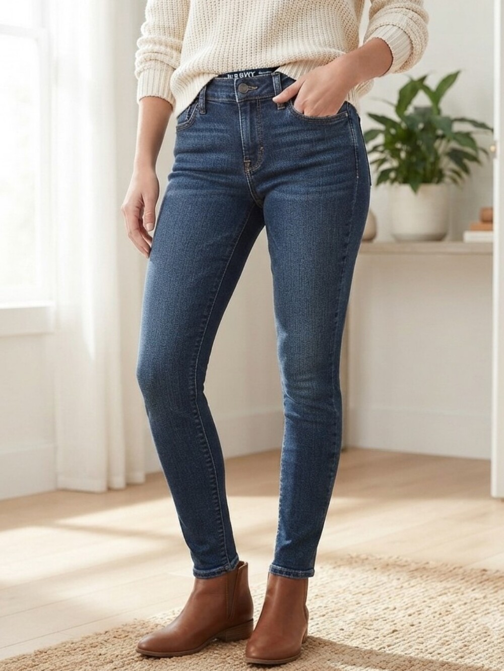 Old Navy Original Women's Mid Rise Jeans Size 0 Regular